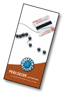 Flyer Perlseide auf K�rtchen