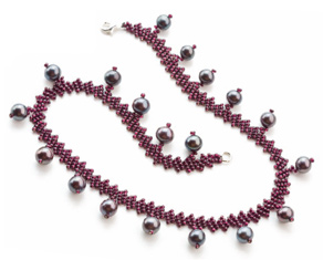 Exemple d'usage Rocailles de Boh�me: Collier