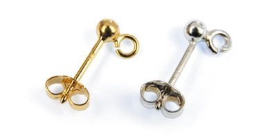 Ohrstecker mit Kugel